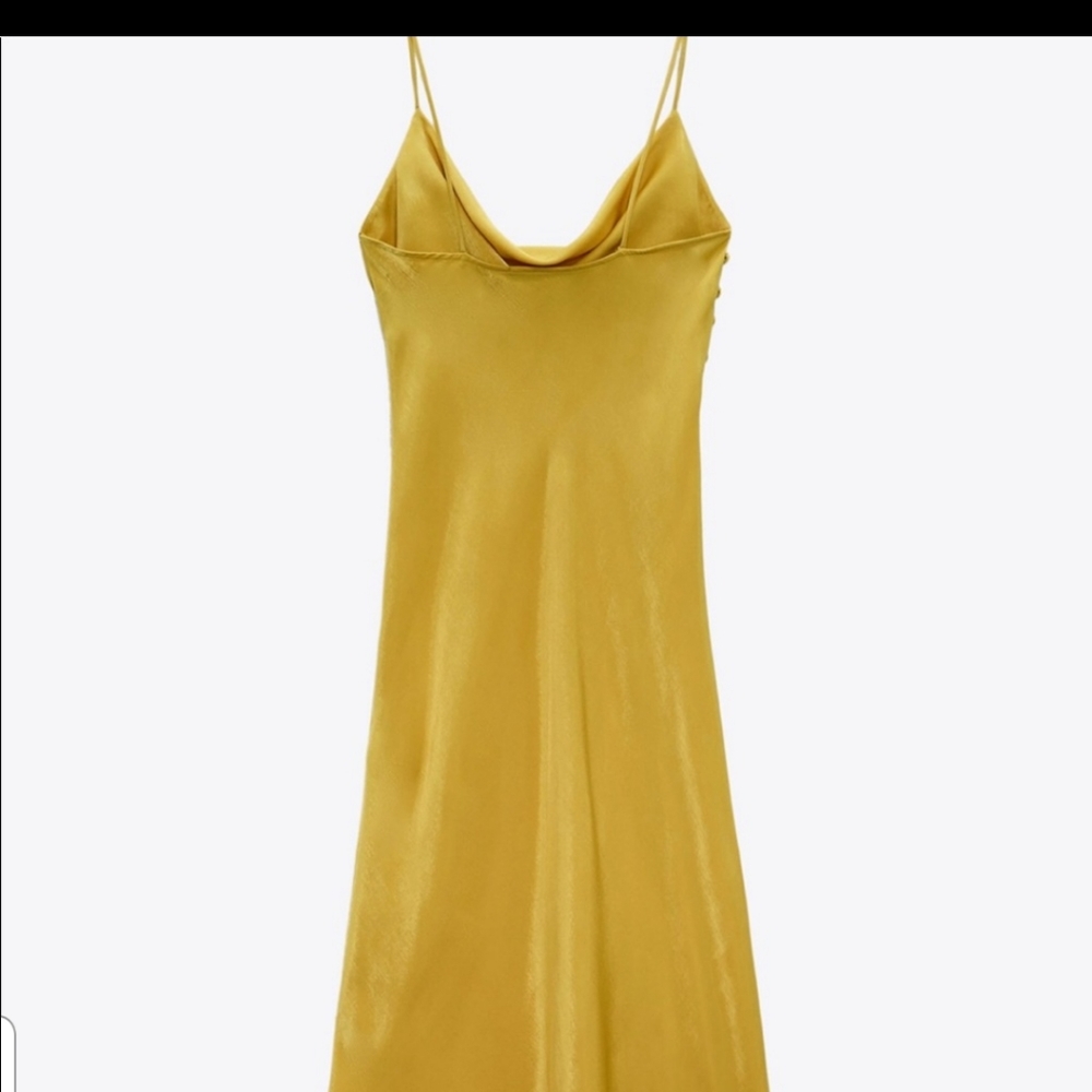 ZARA Satin Lingerie Style Dress - Picture 4 of 4
